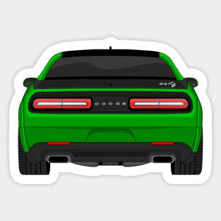 HELLCAT REAR GREEN Sticker